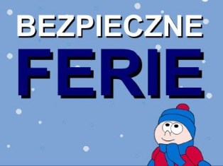 BEZPIECZNE FERIE 2014