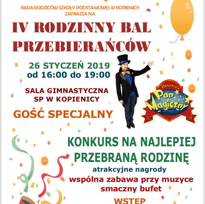 rodzinny bal przebierańców
